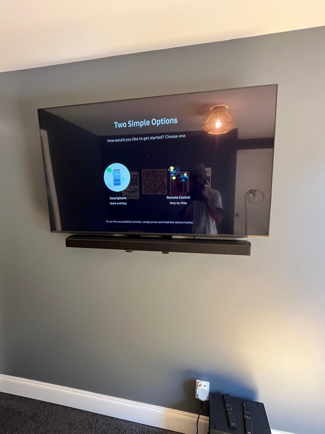 Tv Mounting With Wall Mount..