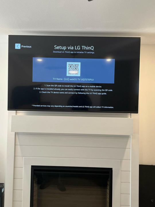 LG TV Mounting Service.