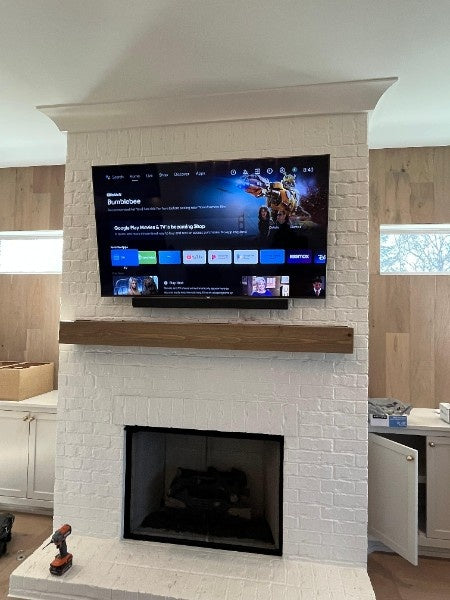 TV wall mounting